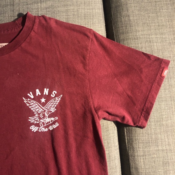 Mens Van’s Classic Original Tee with eagle print - Picture 2 of 4
